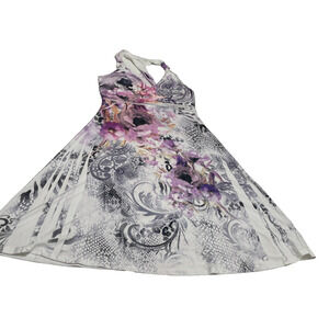 Vtg Y2K Graphic Cami Babydoll Mini Dress Fairy Whimsy Whimsigoth Grunge USA‎ S